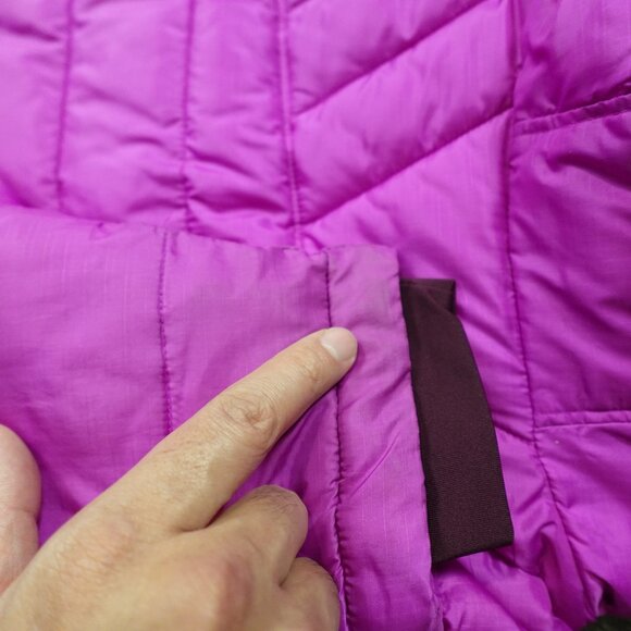 Columbia Thermal Coil Insulated Hooded Jacket Women's Large Purple Pink Puffer‎ - Picture 15 of 15